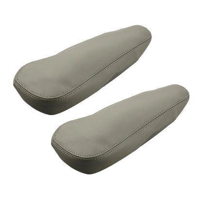 2Pcs Leather Seat Armrest Cover for Lexus GX470 (2003–2009) Ivory Beige