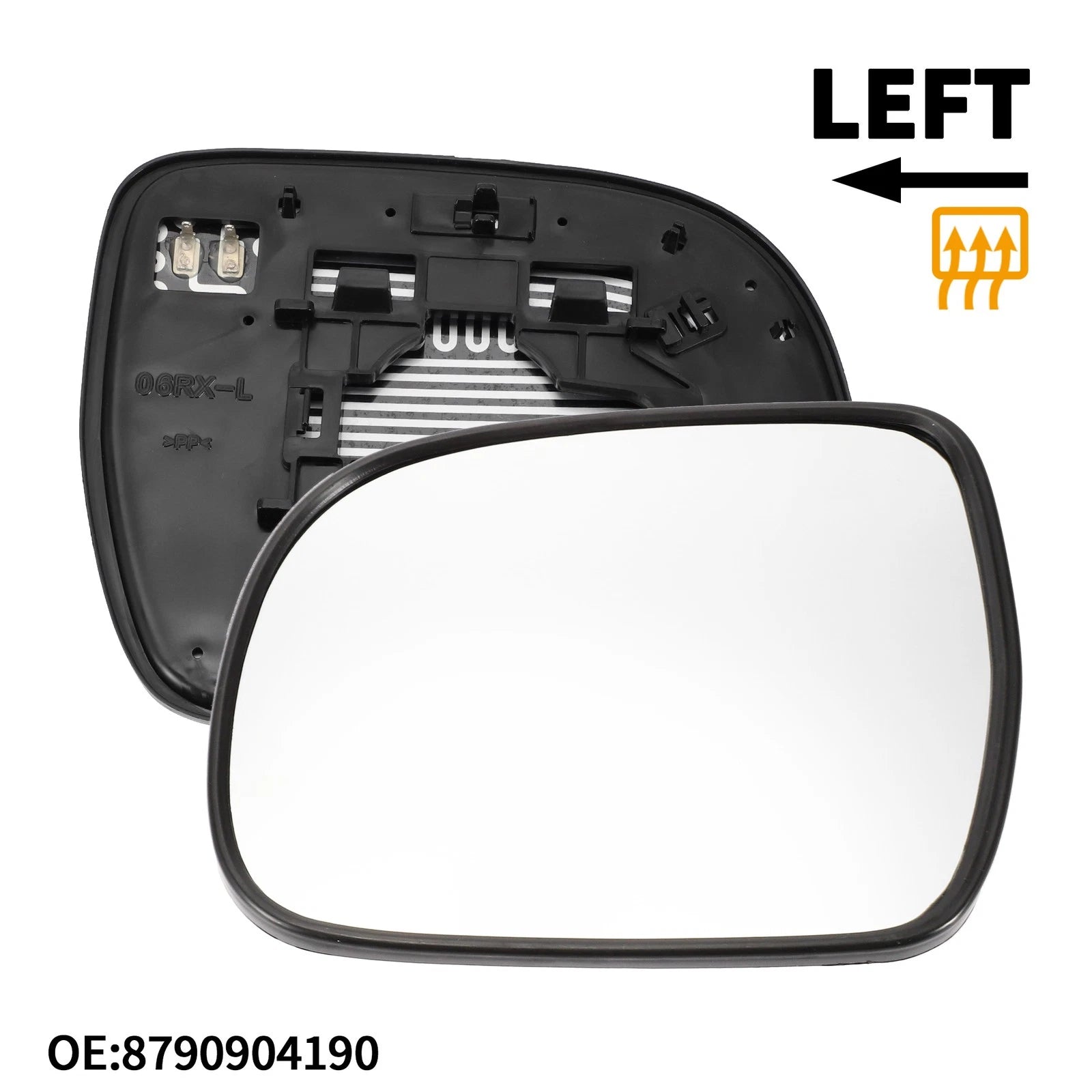 Heated Left Side Mirror Glass Replacement for Toyota Tacoma (2005–2011)