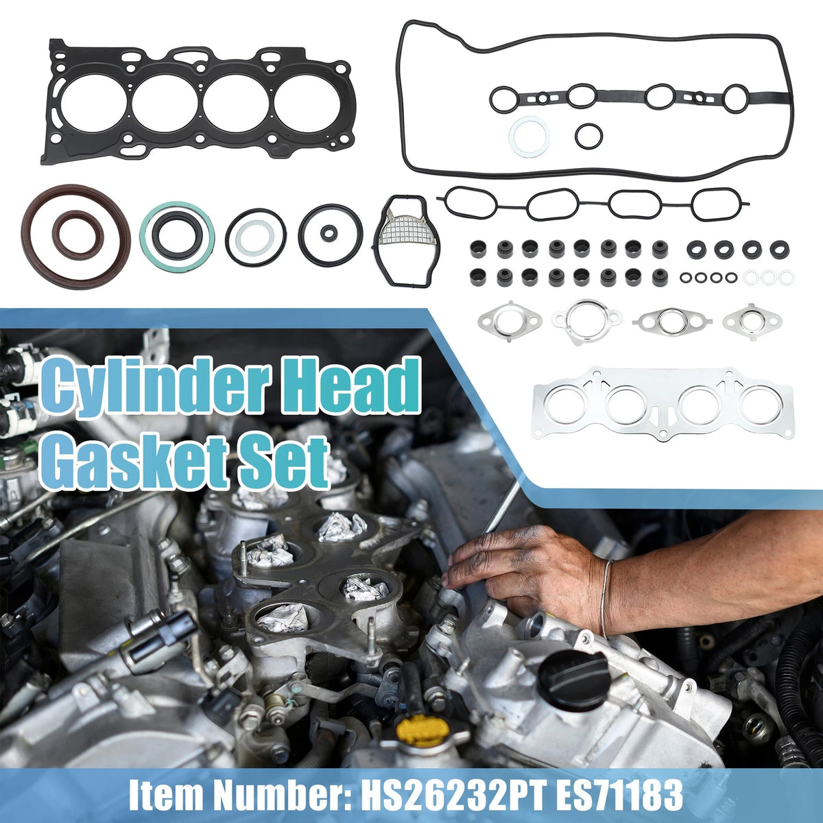 Set of 2 Engine Cylinder Head Gaskets for Scion tC (2005–2010)
