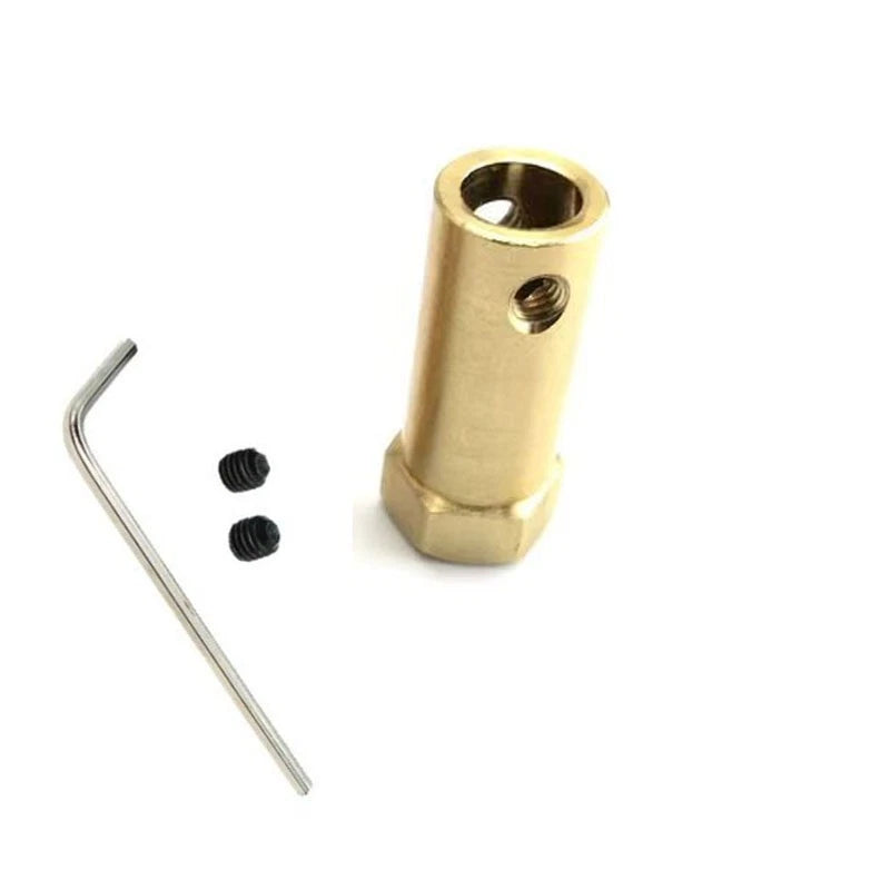 Extended Copper Hex Coupling for Robot Car