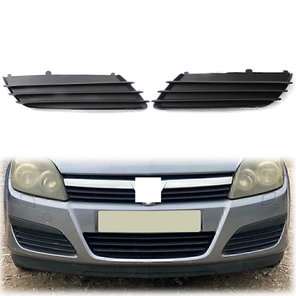 Fog Grille Pair for Opel Vauxhall Astra H (2004–2007)