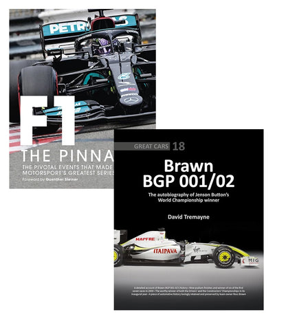 2X Brawn BGP 001/02 Formula One Book Set