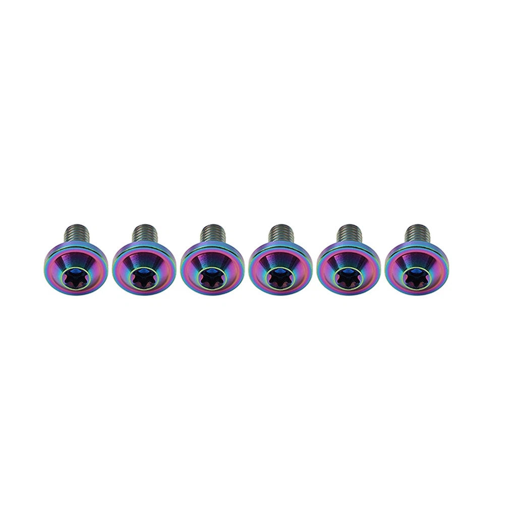 6X M6x30mm Titanium Alloy Torx Head Screws for Motorcycle