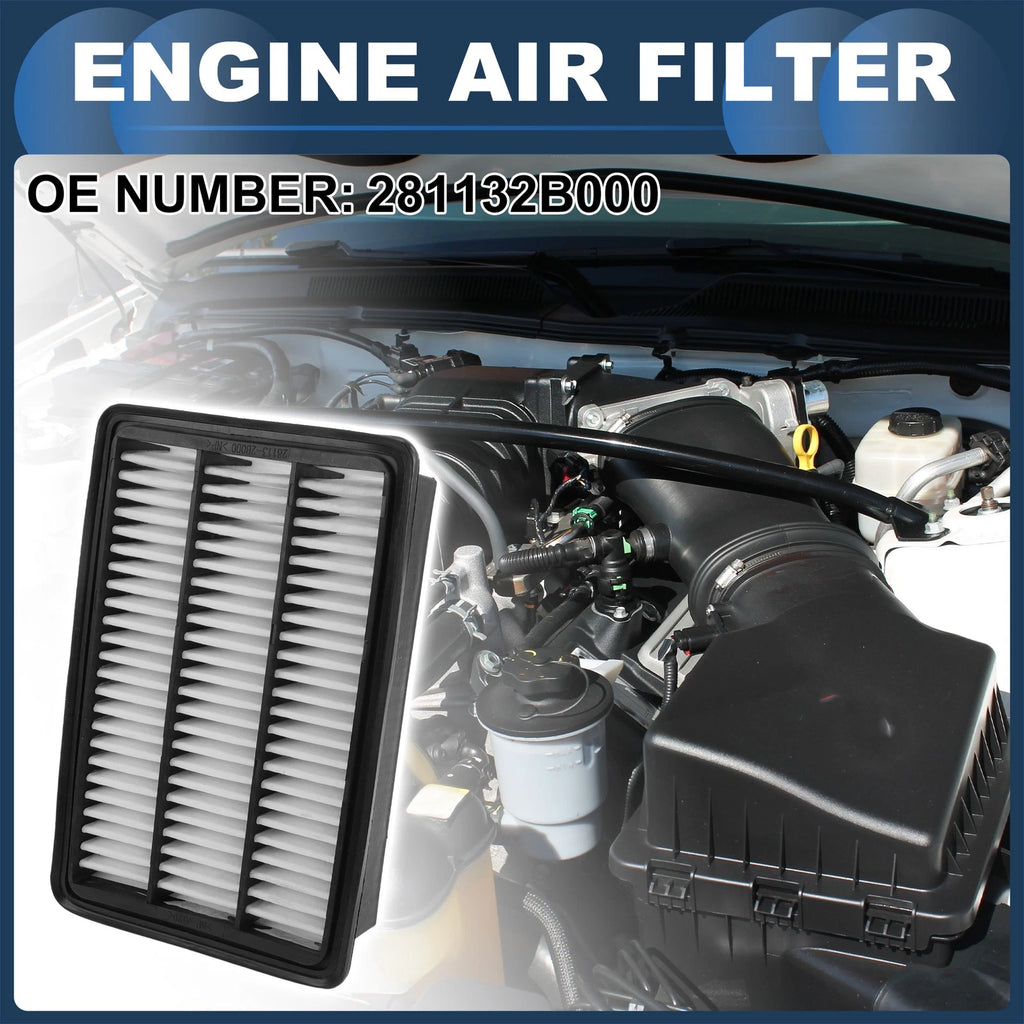 Engine Air Filter Replacement for Hyundai Santa Fe 2.7L 3.3L (2007–2009)