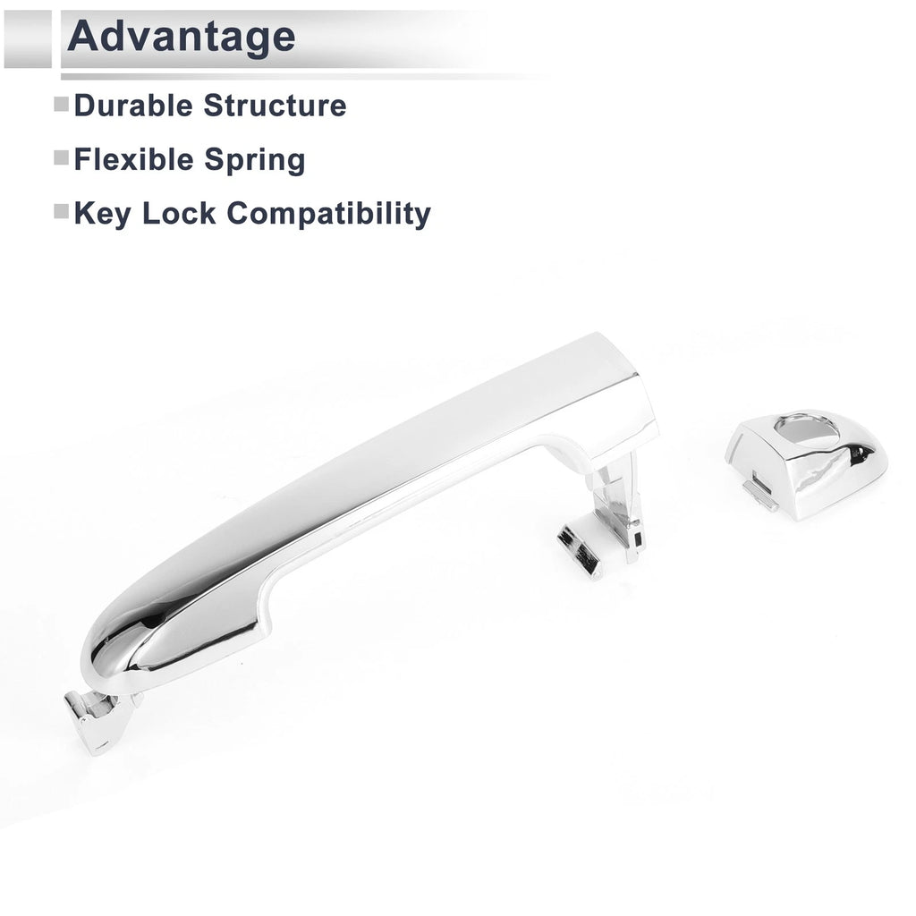 Front Left Exterior Door Handle Replacement for Hyundai Elantra 2007-2012