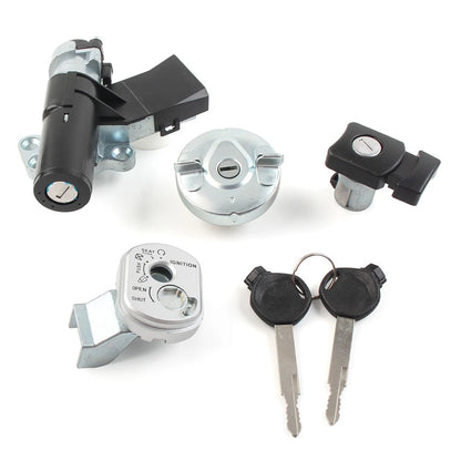 Ignition Key Barrel Switch Set with Seat Lock for Honda Lead NHX 110 (2008–2012)