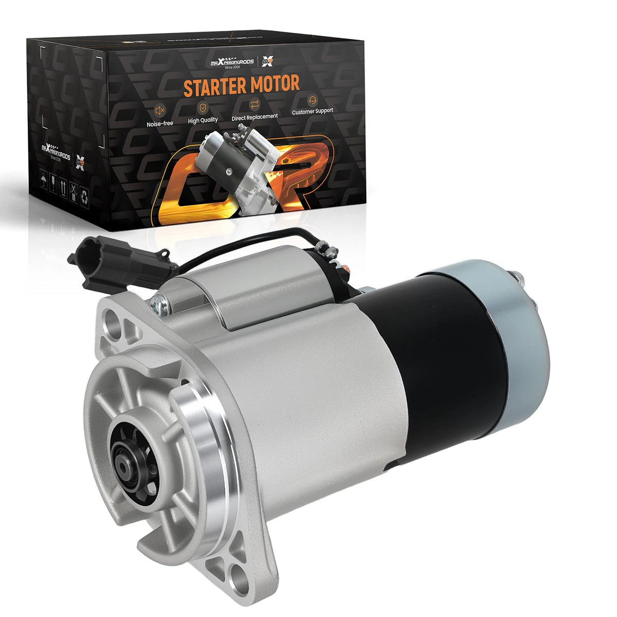 Starter Motor 12V 1.0kW for Nissan Forklift 9T PMGR (23300-FU410)
