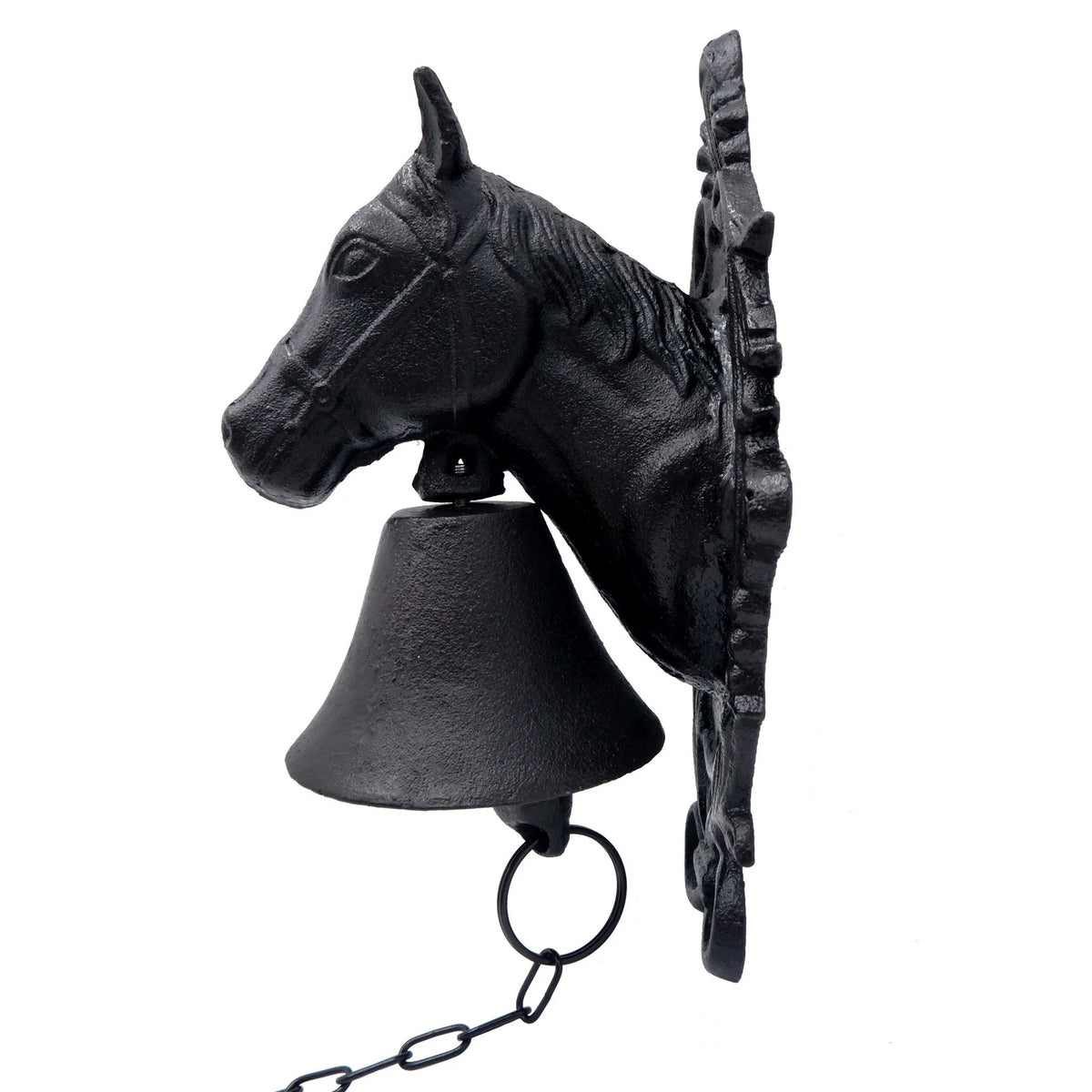 Horse Head Wall Mount for Antique Doorbell (Heavy Cast Iron)