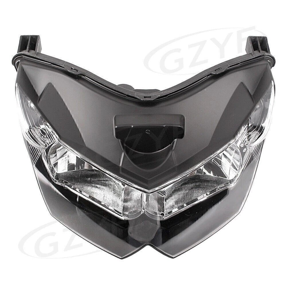 Front Headlight Assembly for Kawasaki Z1000 (2007–2009) Black Housing