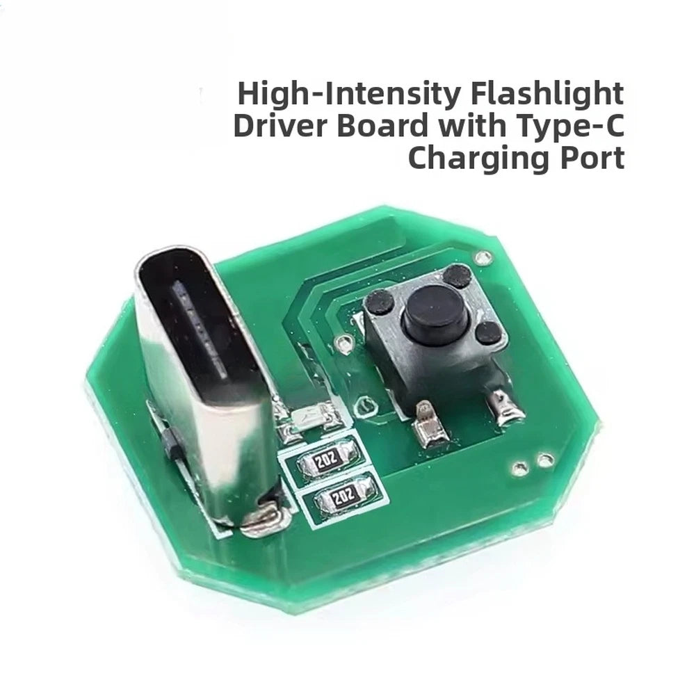 Type C Charging Driver Circuit Board for 10W LED Bulbs (3.7-4.2V)