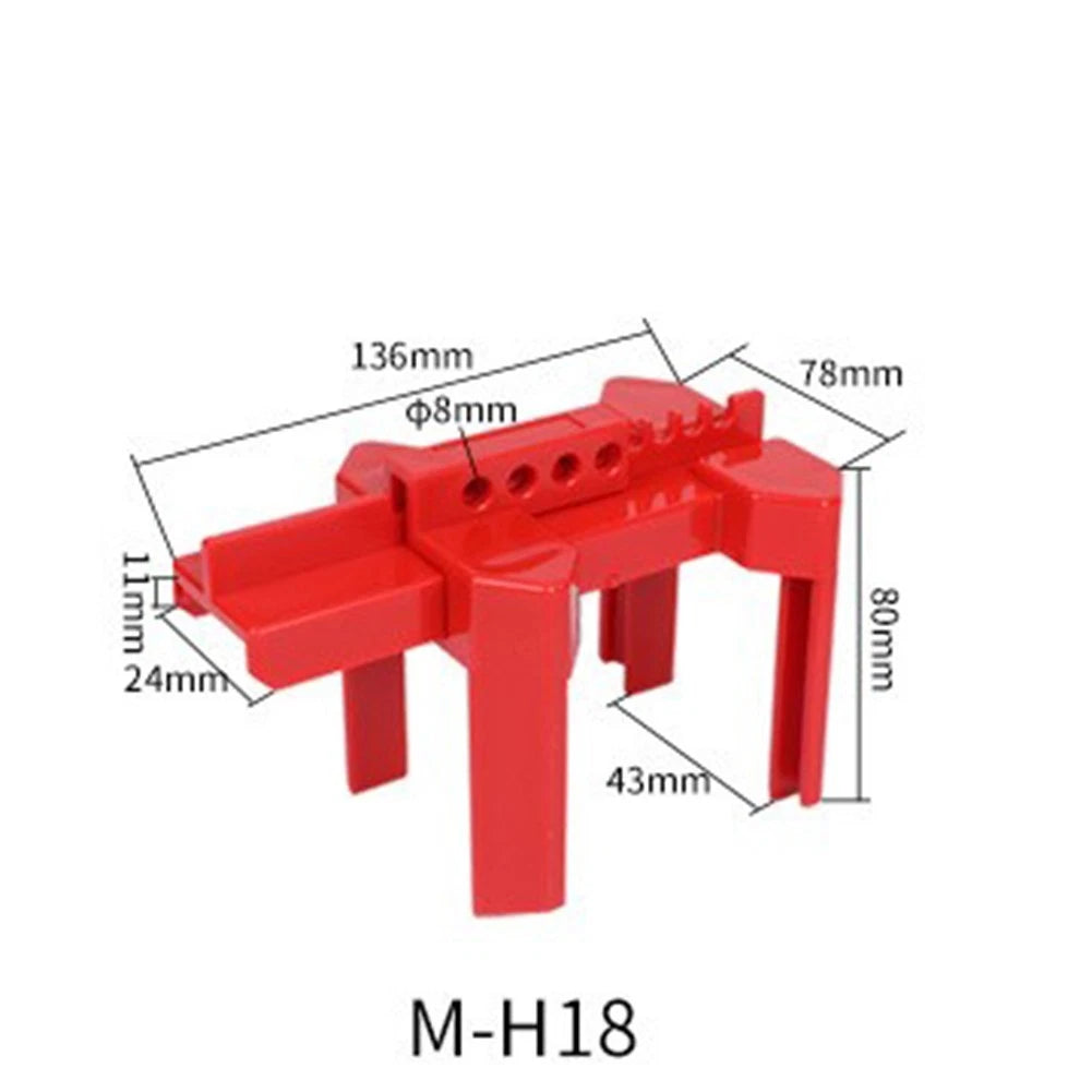Adjustable Ball Valve Lockout Device for Multiple Applications