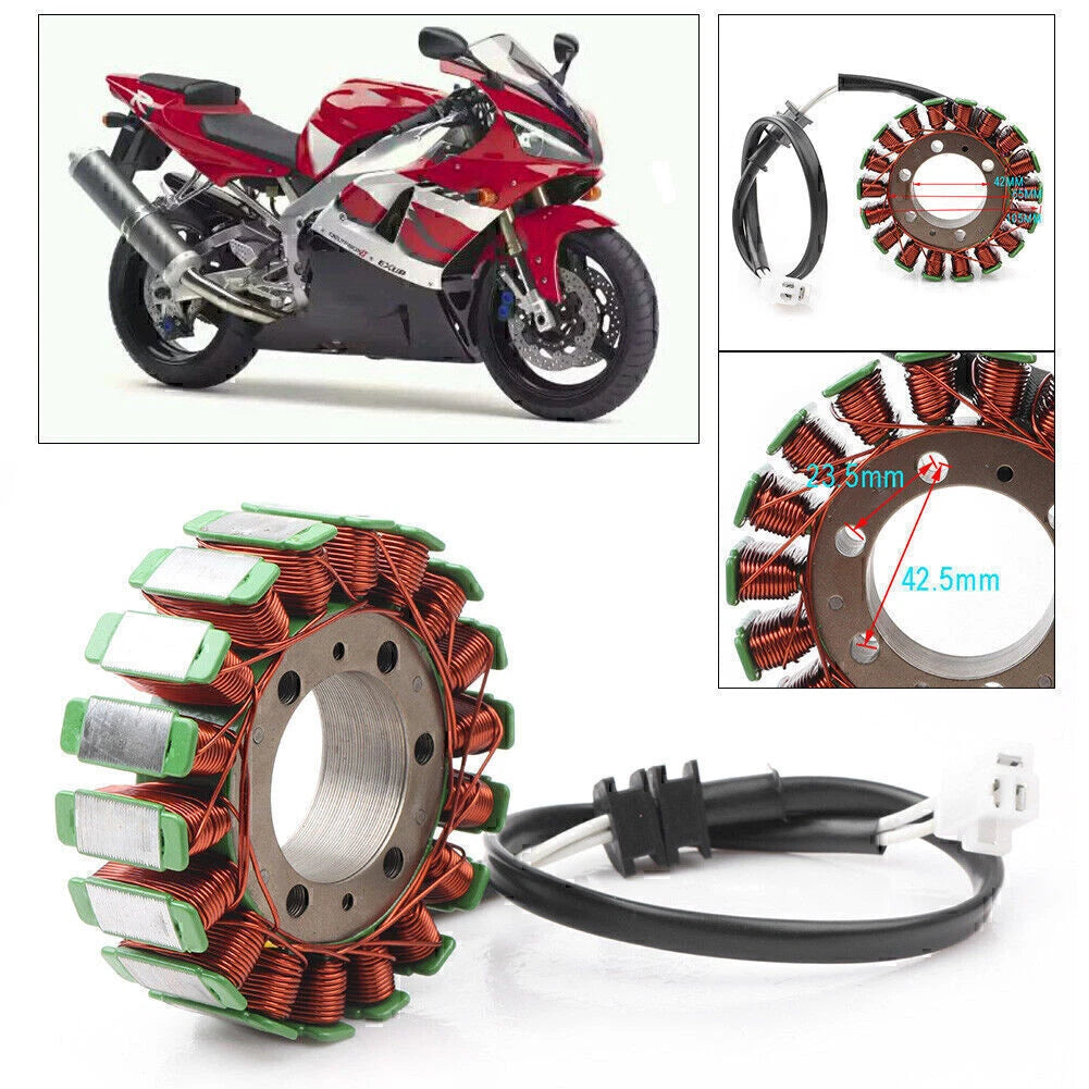 Motorcycle Generator Magneto Stator Coil for Yamaha YZF R1 (1999–2001)