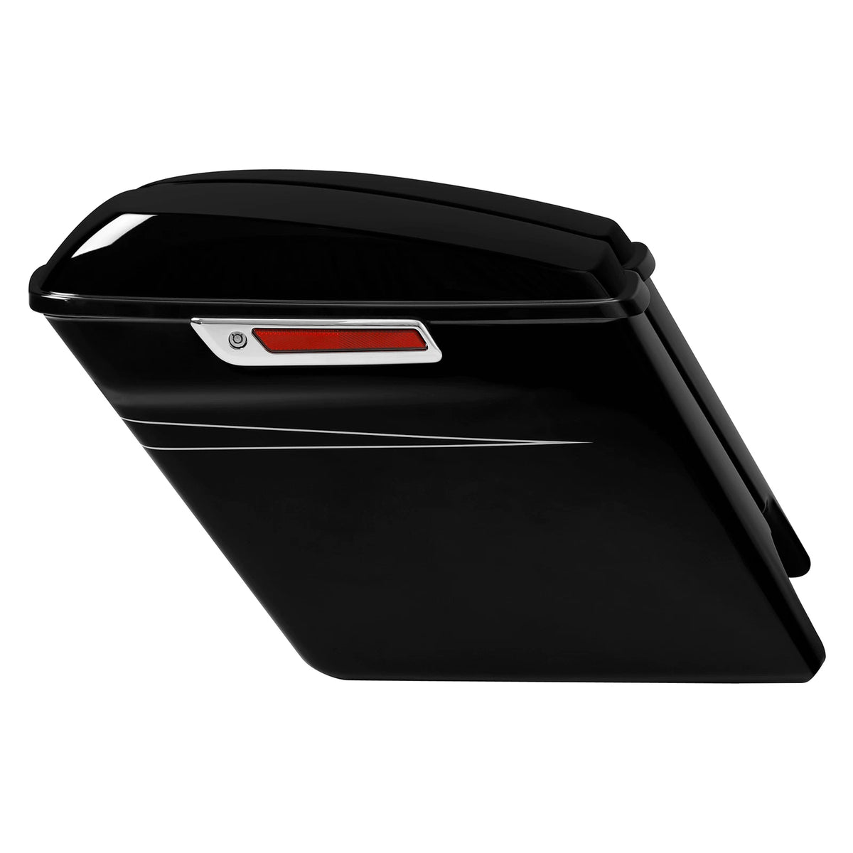 5" Stretched Saddlebags for Harley Touring Street Glide (2014–2024) Vivid Black