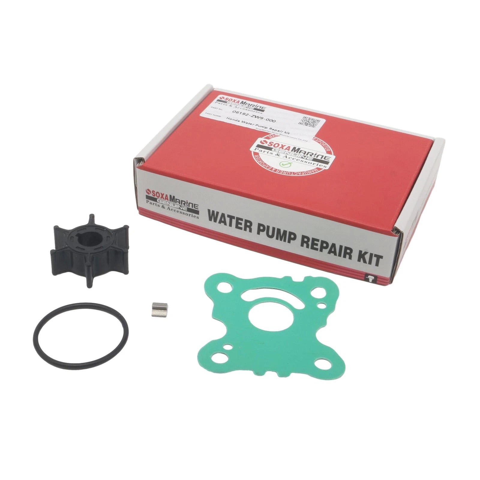 Water Pump Repair Service Impeller Kit for Honda Marine 8 9.9 10HP (1990–2023) 06192-ZW9-000