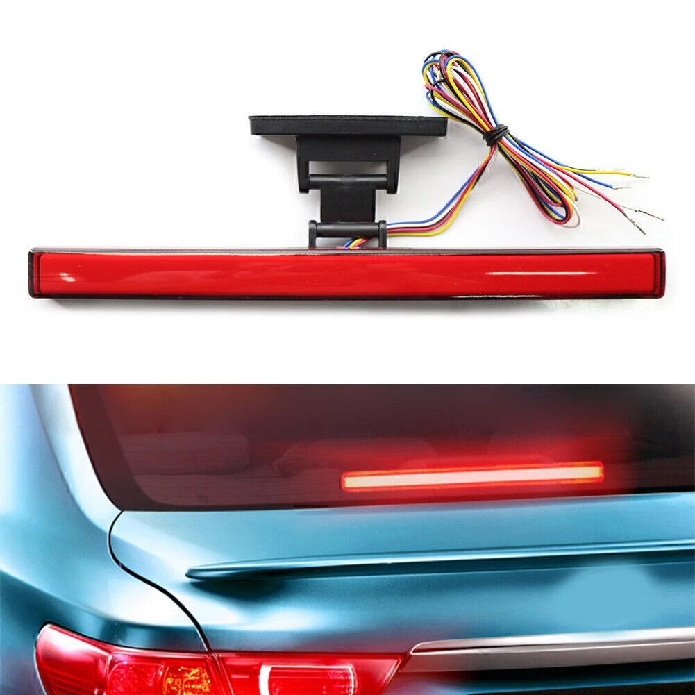 12V Universal Car High Mounted 3rd Third Brake Light Lamp Red