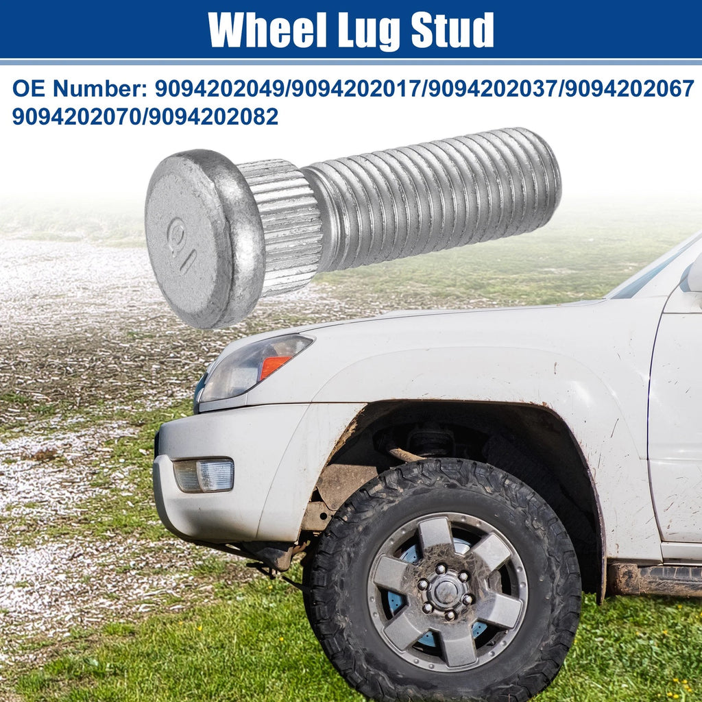 Wheel Lug Studs 2 Pack Replacement M12x1.5 Front Rear for Lexus ES350 (2007–2024)