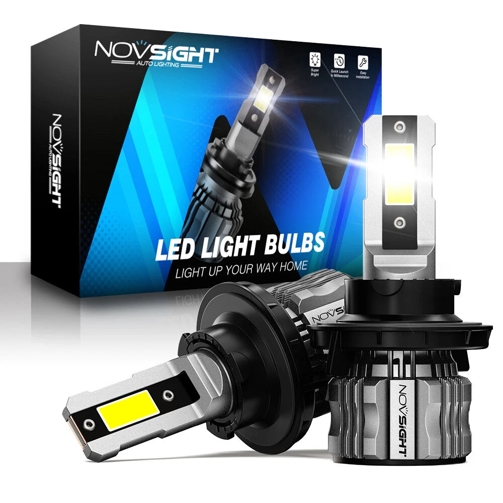 H13 LED Headlight Kit for NOVSIGHT (6500K White, Plug&Play)