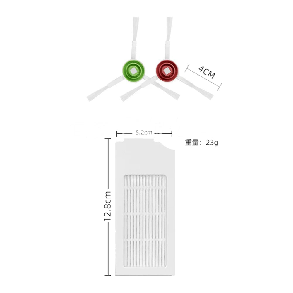 Buddy Kit for ECOVACS (Main Brush + 4 Side Brushes + 3 Dust Filters)
