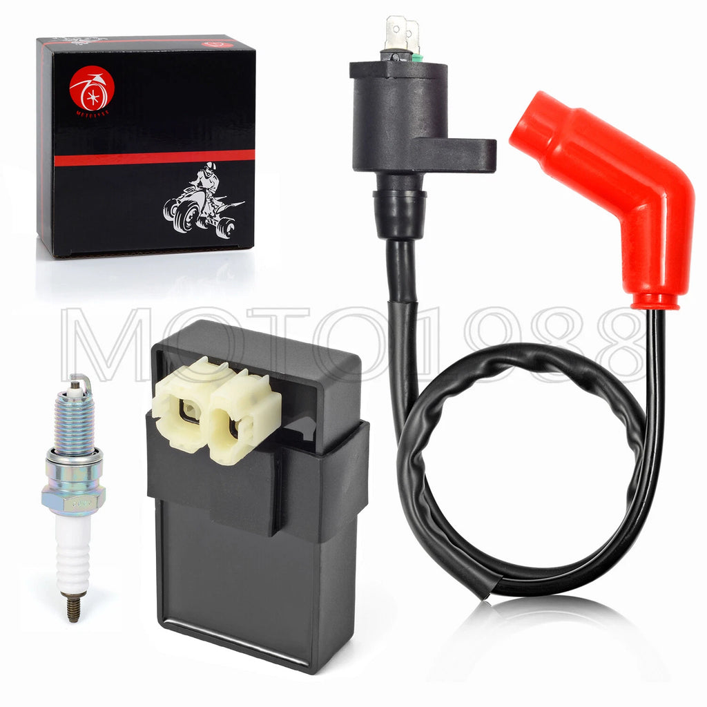 Igniter CDI Box & Ignition Coil Spark Plug for Honda TRX300EX (1993–2006)