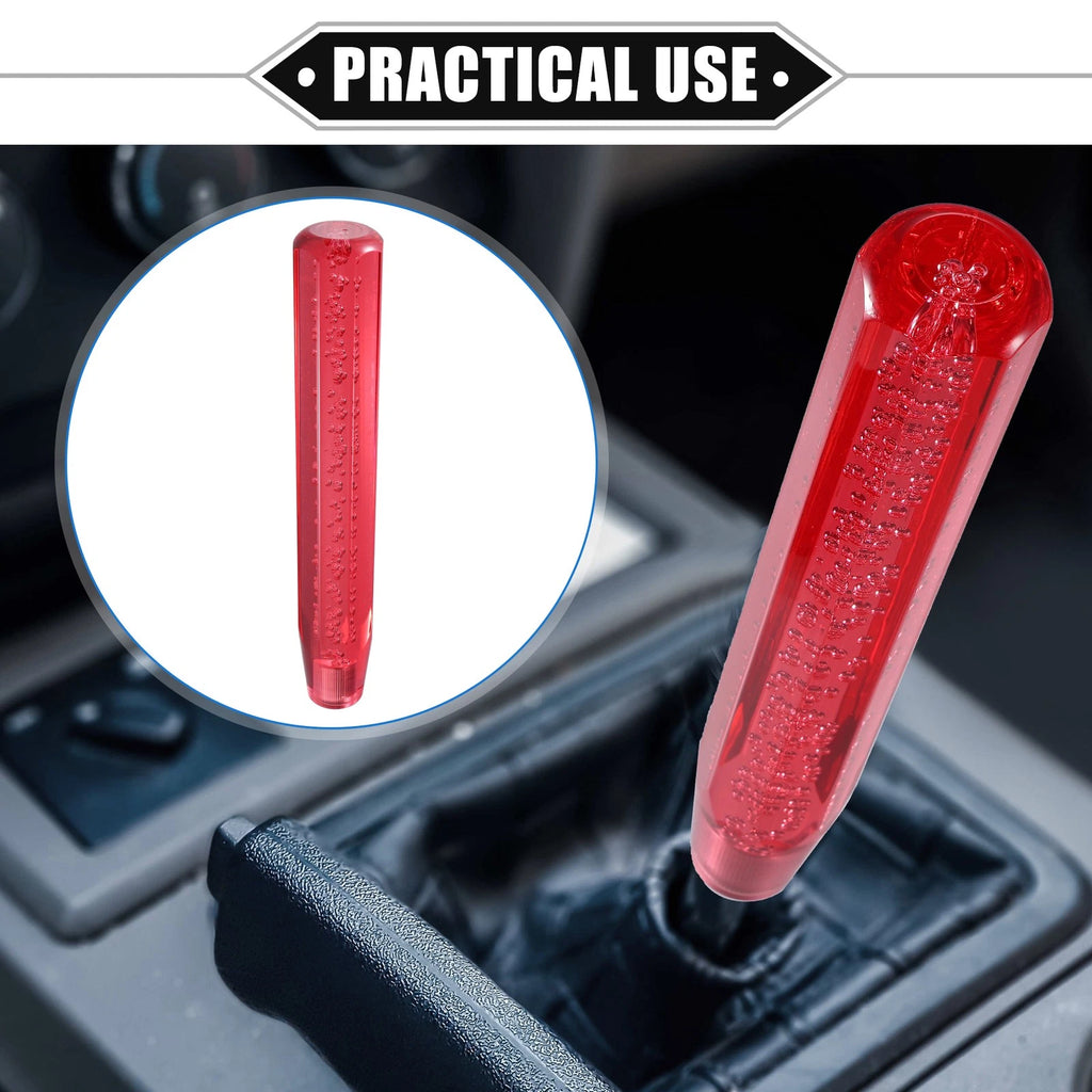 30cm Gear Shift Knob Stick for Universal Vehicles - Acrylic Red