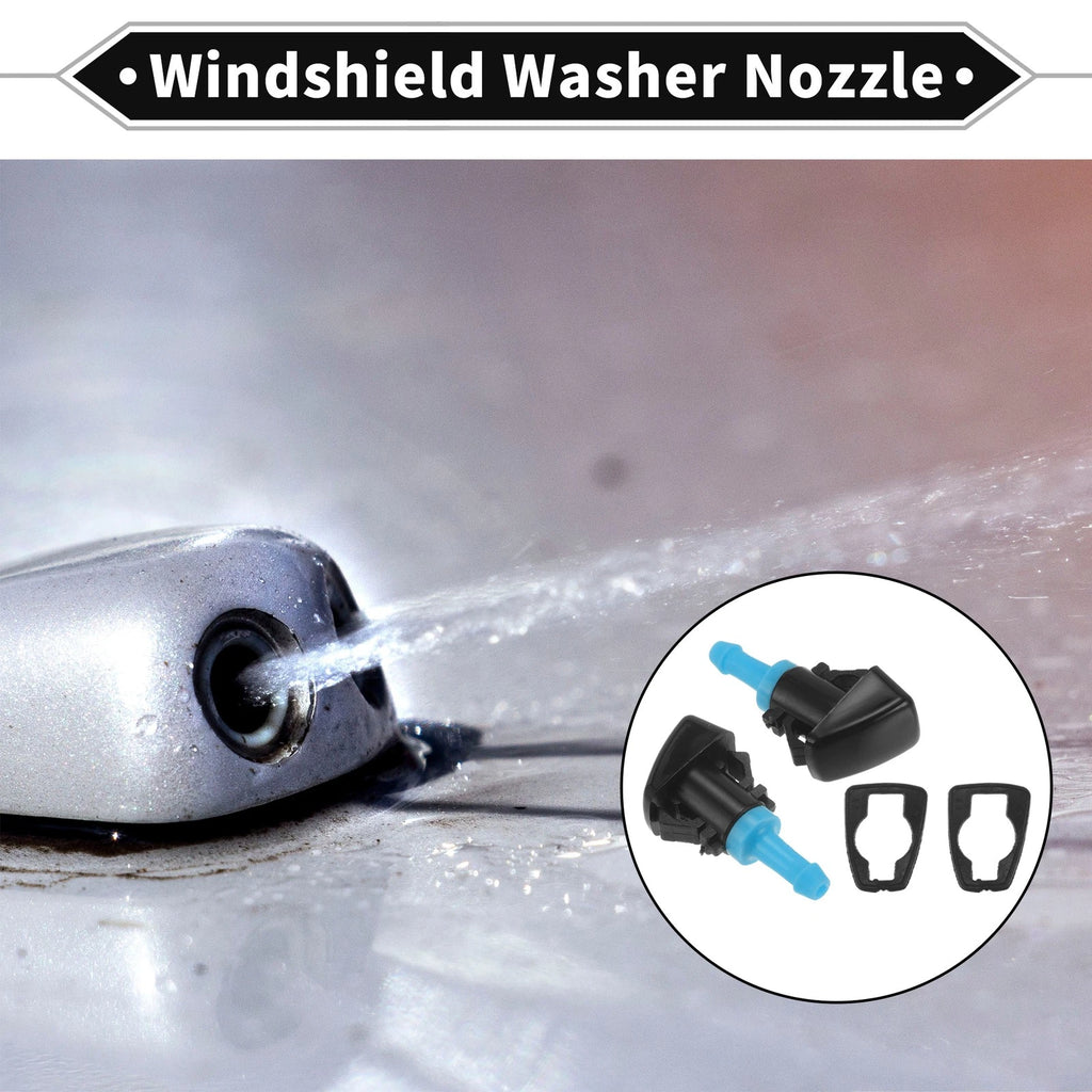 2Pcs Front Windshield Washer Nozzle Replacement for Kia Borrego (2008–2012)