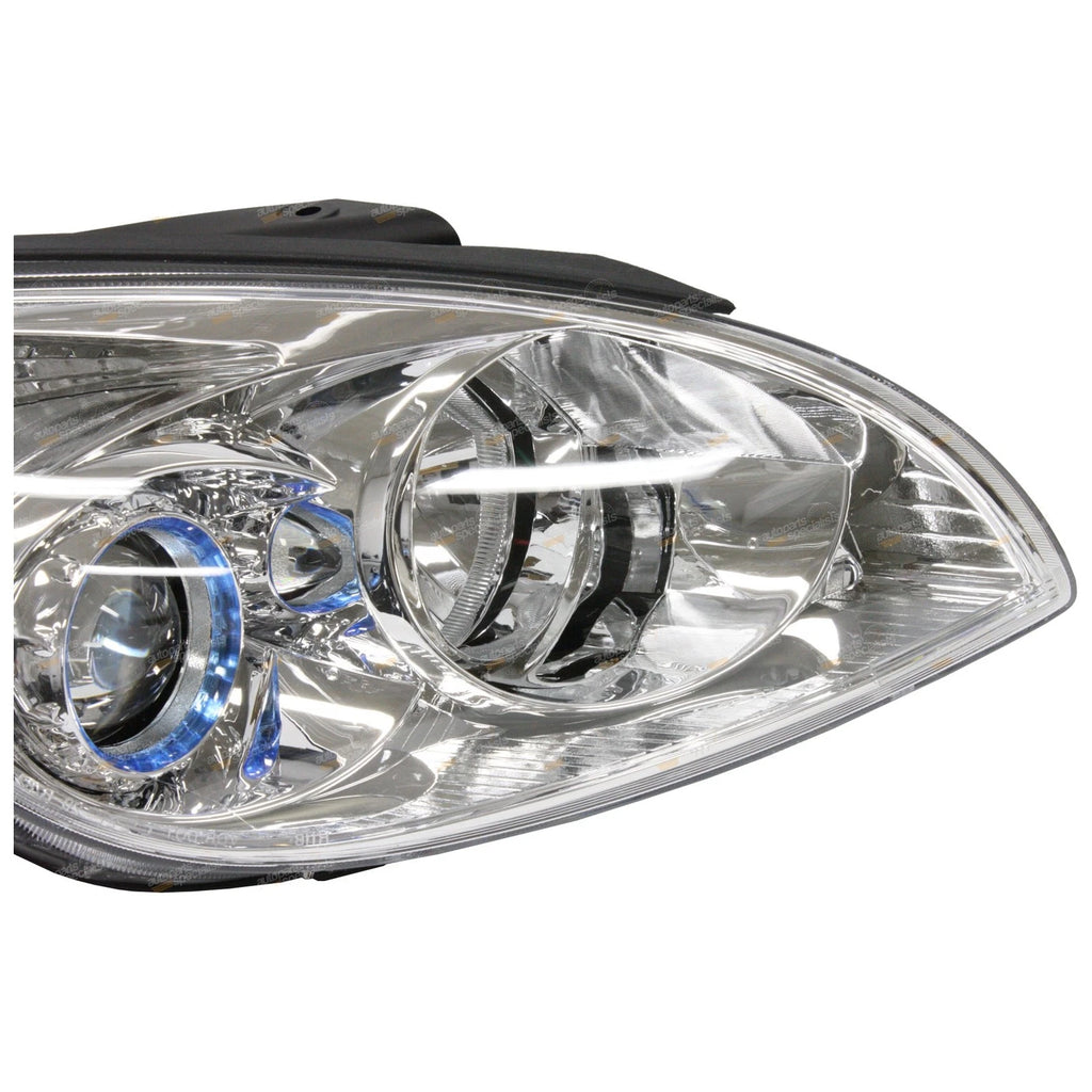 RH Chrome Headlight for Hyundai i30 FD (2007–2009) RHS
