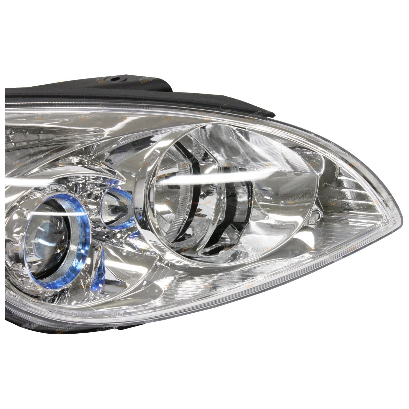 RH Chrome Headlight for Hyundai i30 FD (2007–2009) RHS