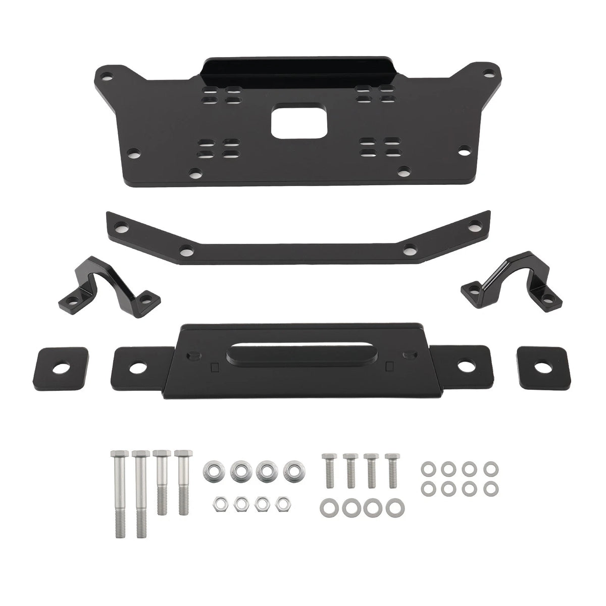 Bolt-on Winch Mount Plate for Honda Talon 1000 (2019–2023) Powder Coated