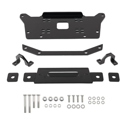 Bolt-on Winch Mount Plate for Honda Talon 1000 (2019–2023) Powder Coated