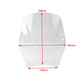 Universal Motorcycle Windshield Deflector Gray