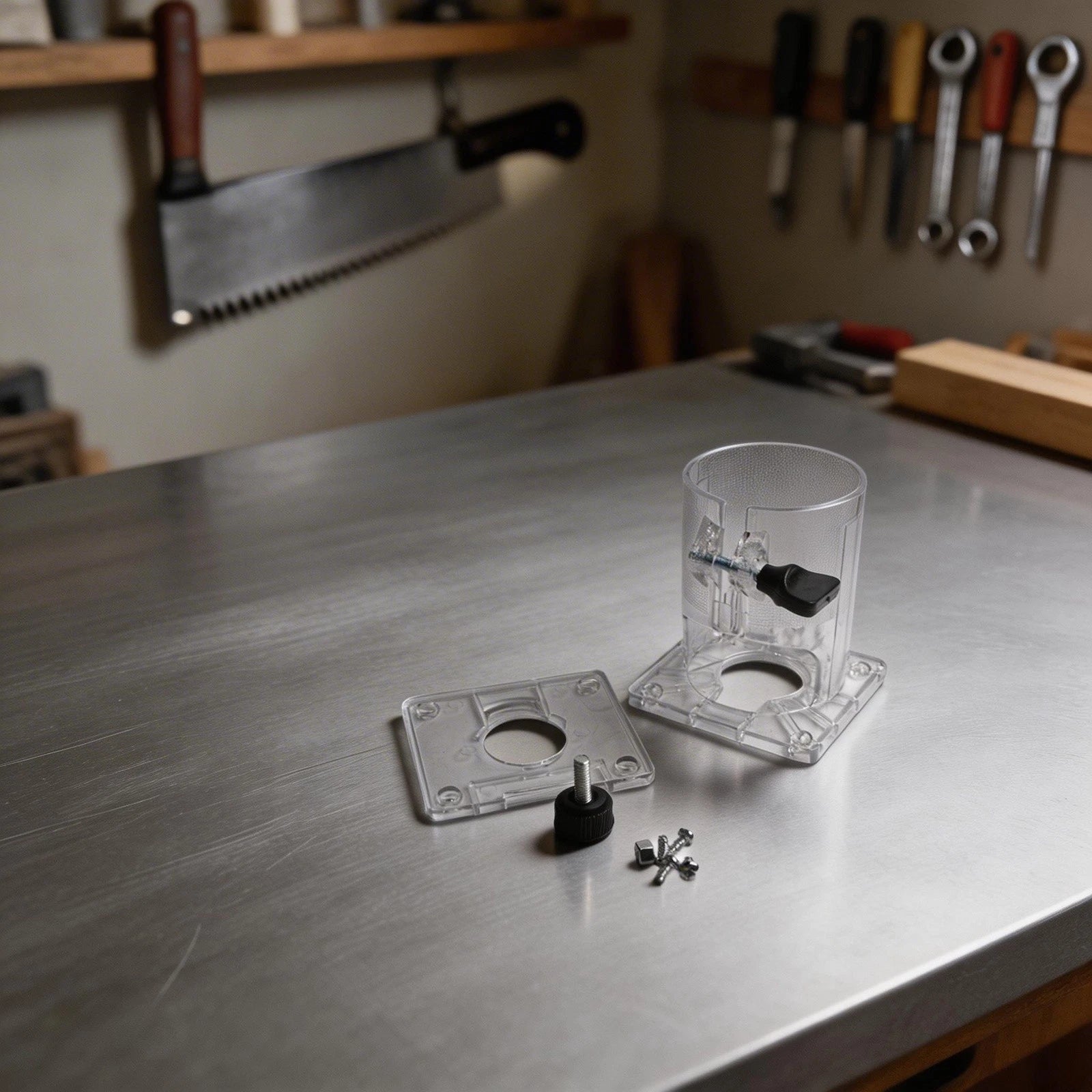 Transparent Plastic Base for Trimmer Router 3701 3703