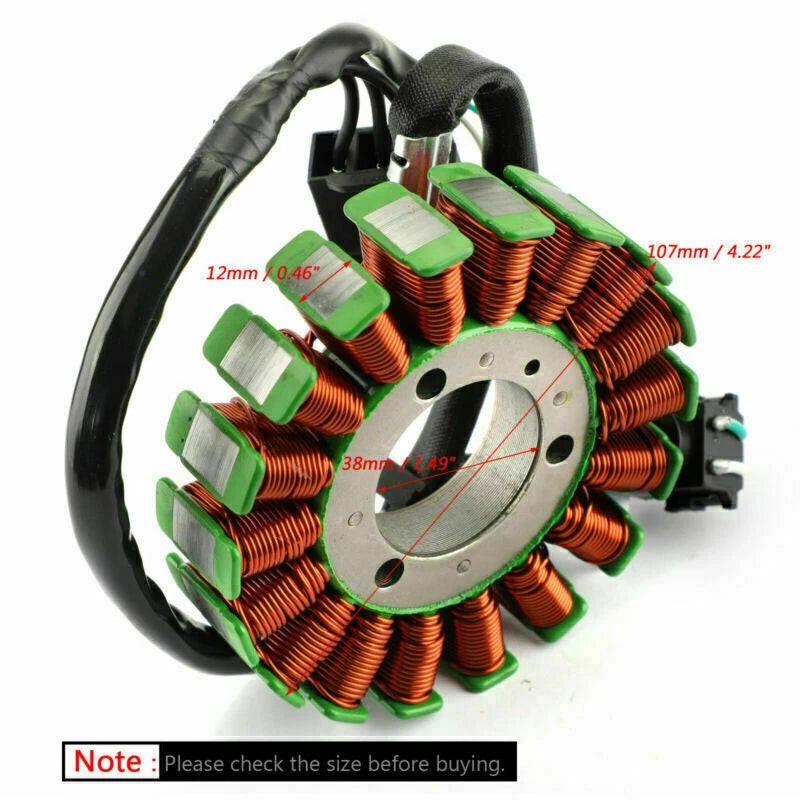 Generator Stator Coil 18 Pole for Kawasaki EX300 EX250 Ninja (2013–2017)
