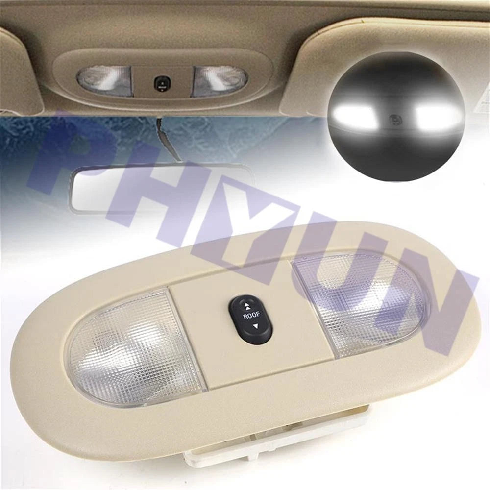 Front Overhead Console with Dome Light & Sunroof Switch for Ford Super Duty