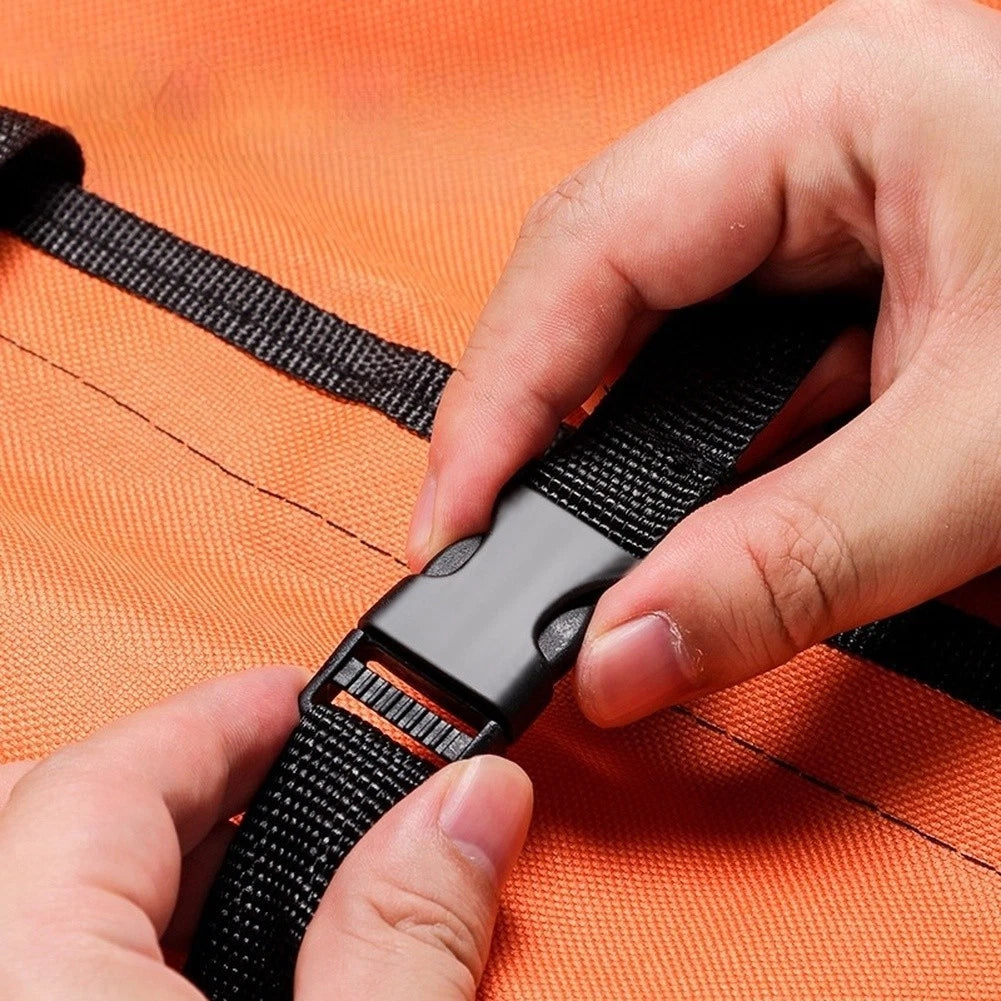 Ladder Tool Bag with Drill Waist Belt for Universal Use (117 x 3.7 x 0.15cm)