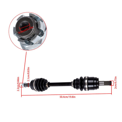 Front Left CV Axle Drive Shaft for Honda Foreman 500, Rubicon 500, Rincon 680 (2005–2021)