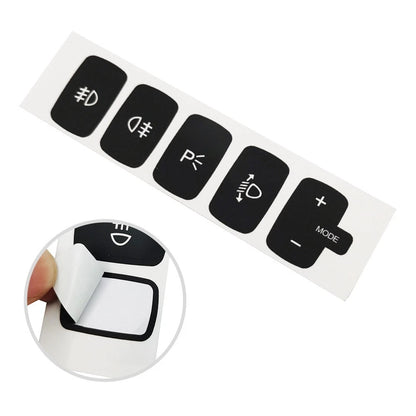 Fog Light Control Button Decal Sticker for Fiat Croma