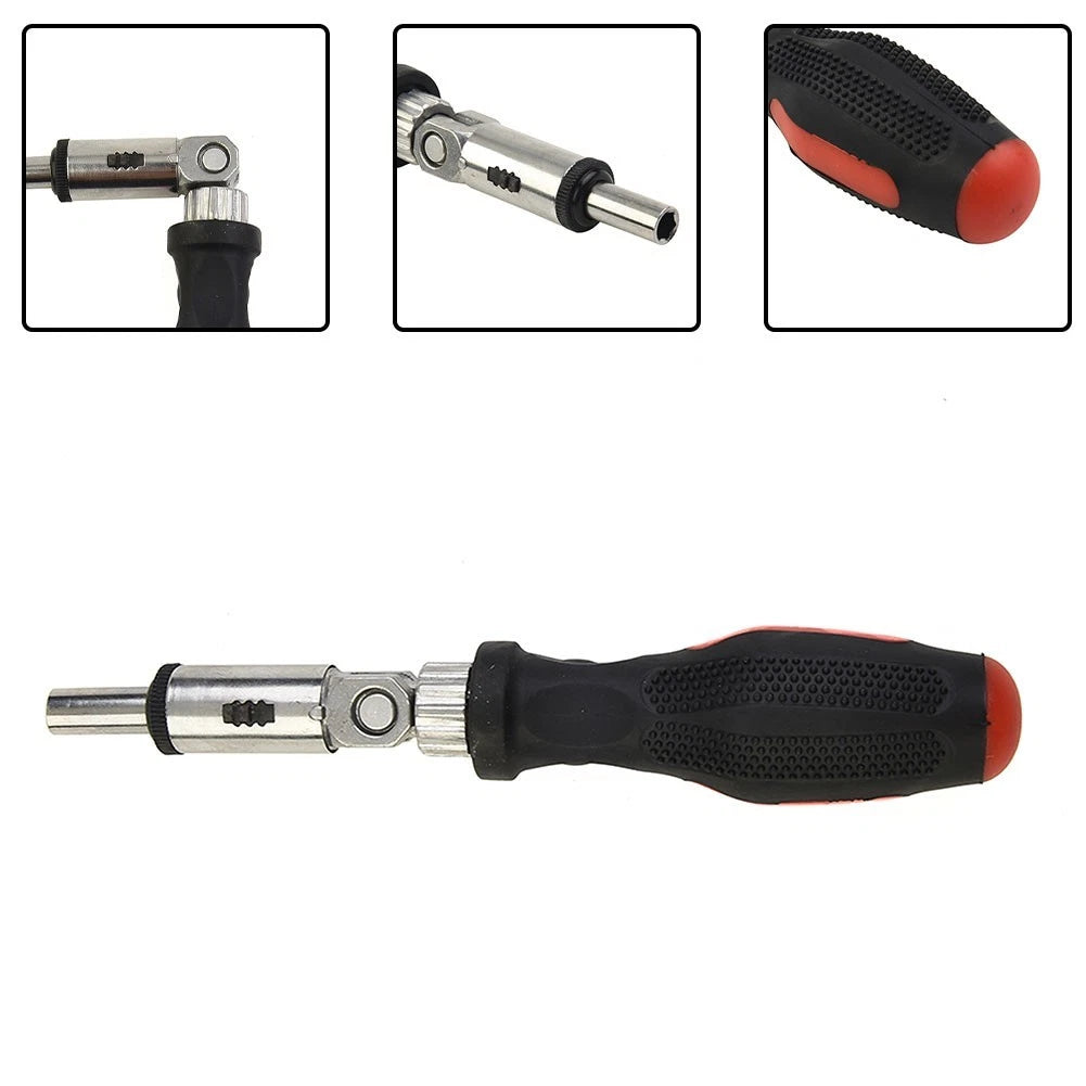 1/4 Inch Ratchet Screwdriver for Tackle Tool (180 Degree Drive)