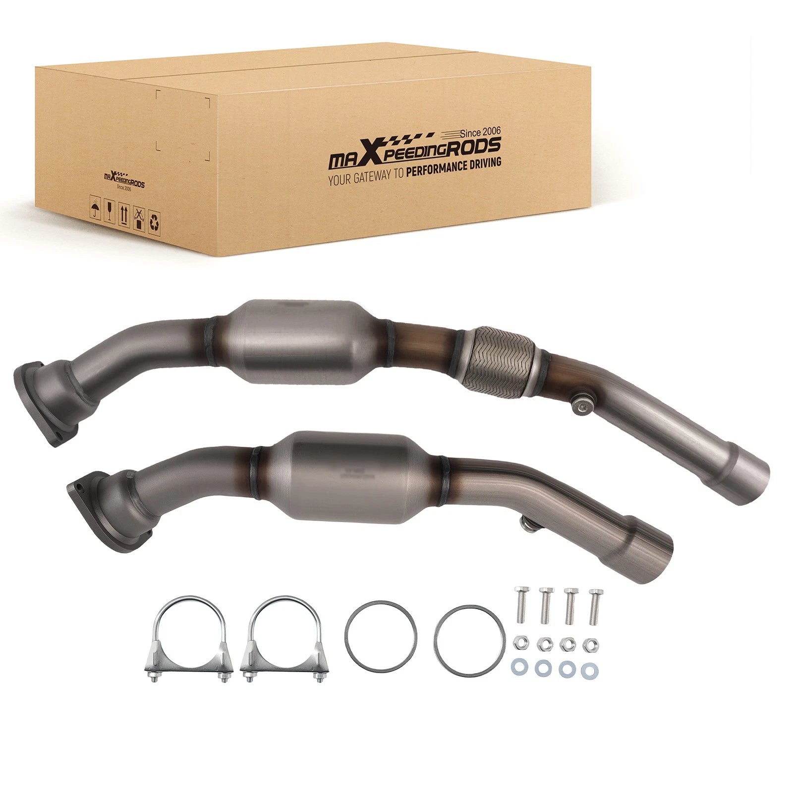 Front Left & Right Catalytic Converter for Dodge Magnum (2005–2008)