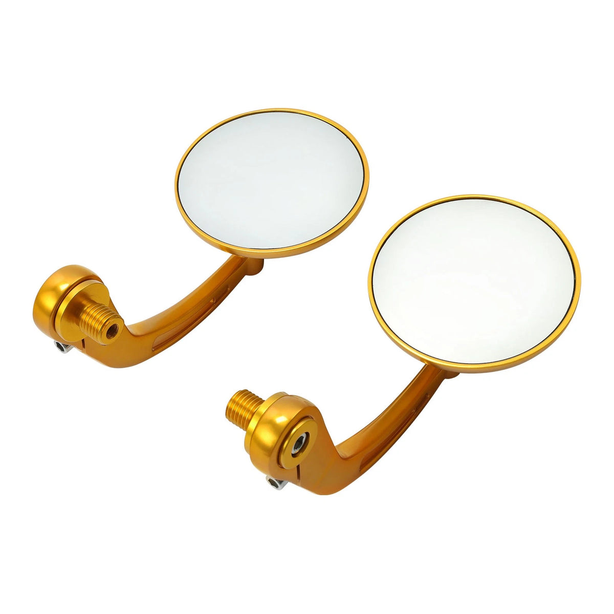 Gold Handle Bar End Rearview Mirrors for Harley Sportster S (2021–2025)