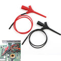 Test Hook Clip Jack Socket Kit for Multimeter (50–102) Black/Red