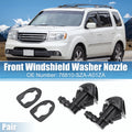 1 Pair Front Windshield Washer Nozzle 76810-SZA-A01 for Honda Pilot (2009–2015)