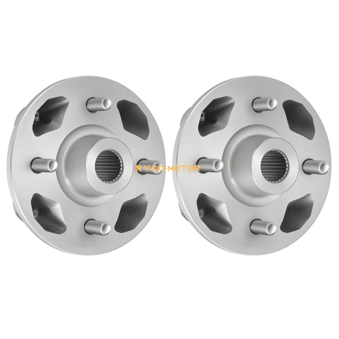 2 Front Rear Wheel Hubs for Yamaha Viking 700 VI YXM700 YXC700 (2014–2015)