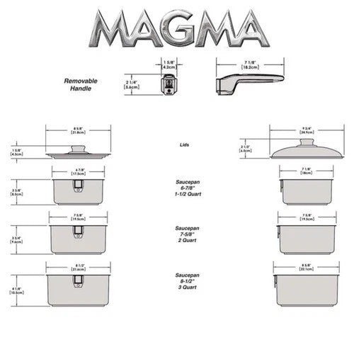 10 Piece Stainless Steel Nesting Cookware Set A10-360L-IND
