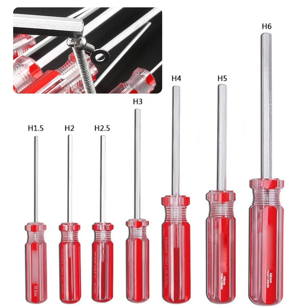 7pcs Hexagon Screwdriver Set for Universal Use (1.5mm-6mm)