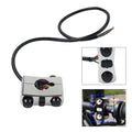 Motorcycle 1" Handlebar Control Switch Horn Turn Signal Light For Harley Bobber
