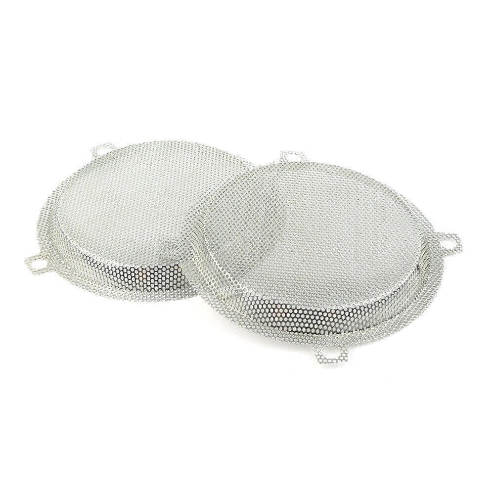 Punched Front Mesh Speaker Grills Cover for Harley Touring Electra Glide FLHTC