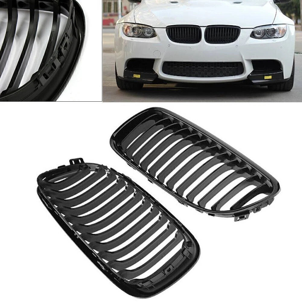 Gloss Black Front Kidney Grille for BMW 3-Series E90 E91 (2008–2011)