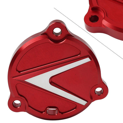 CNC Left Side Engine Cover for Yamaha T-Max 530 (2013–2014) Red