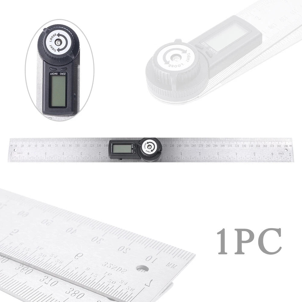 7" Electronic Protractor Digital Goniometer Angle Finder Ruler for Universal