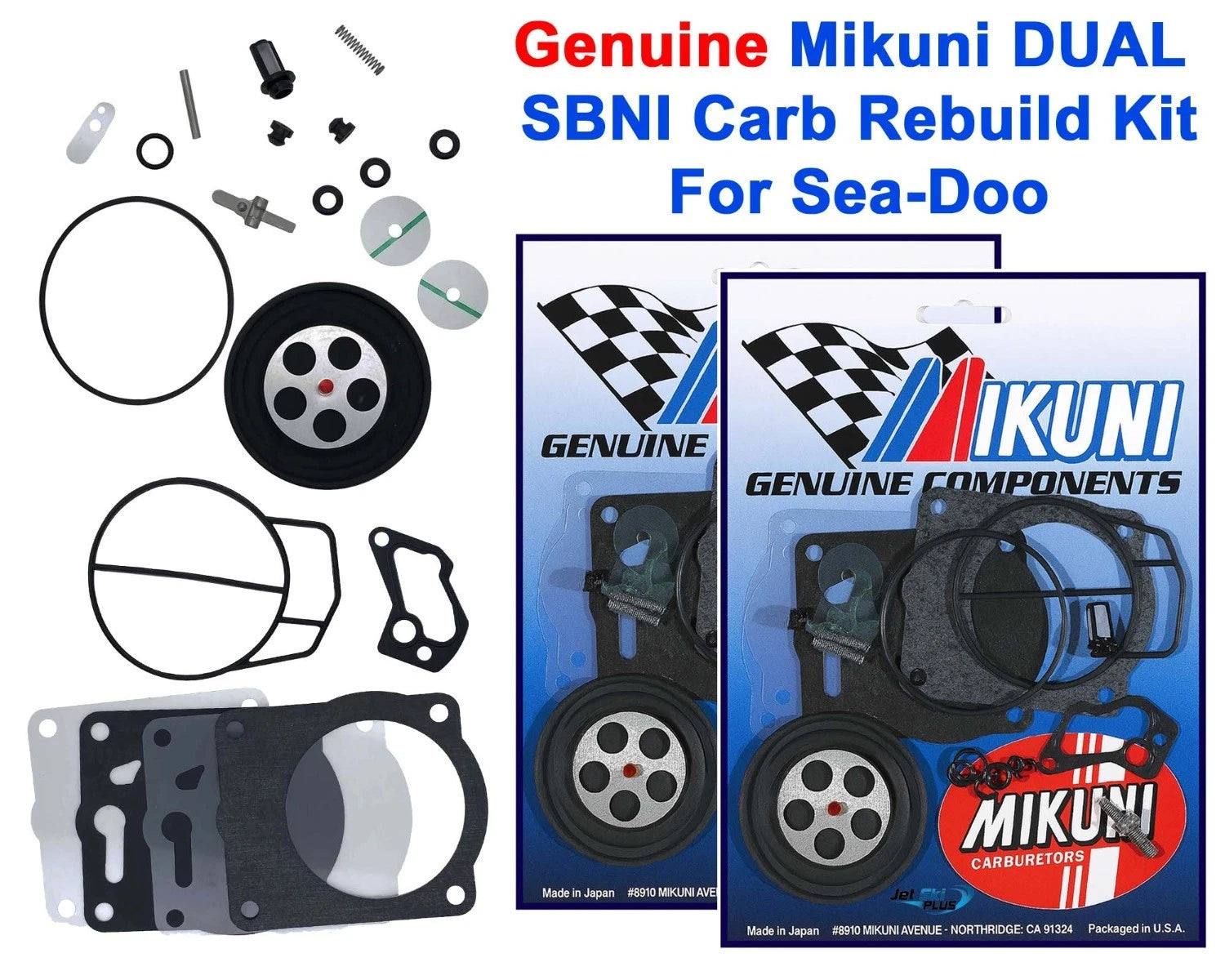 Carburetor Rebuild Kit for Sea Doo XP GSX GTX RX LRV 951 (1998–2002)